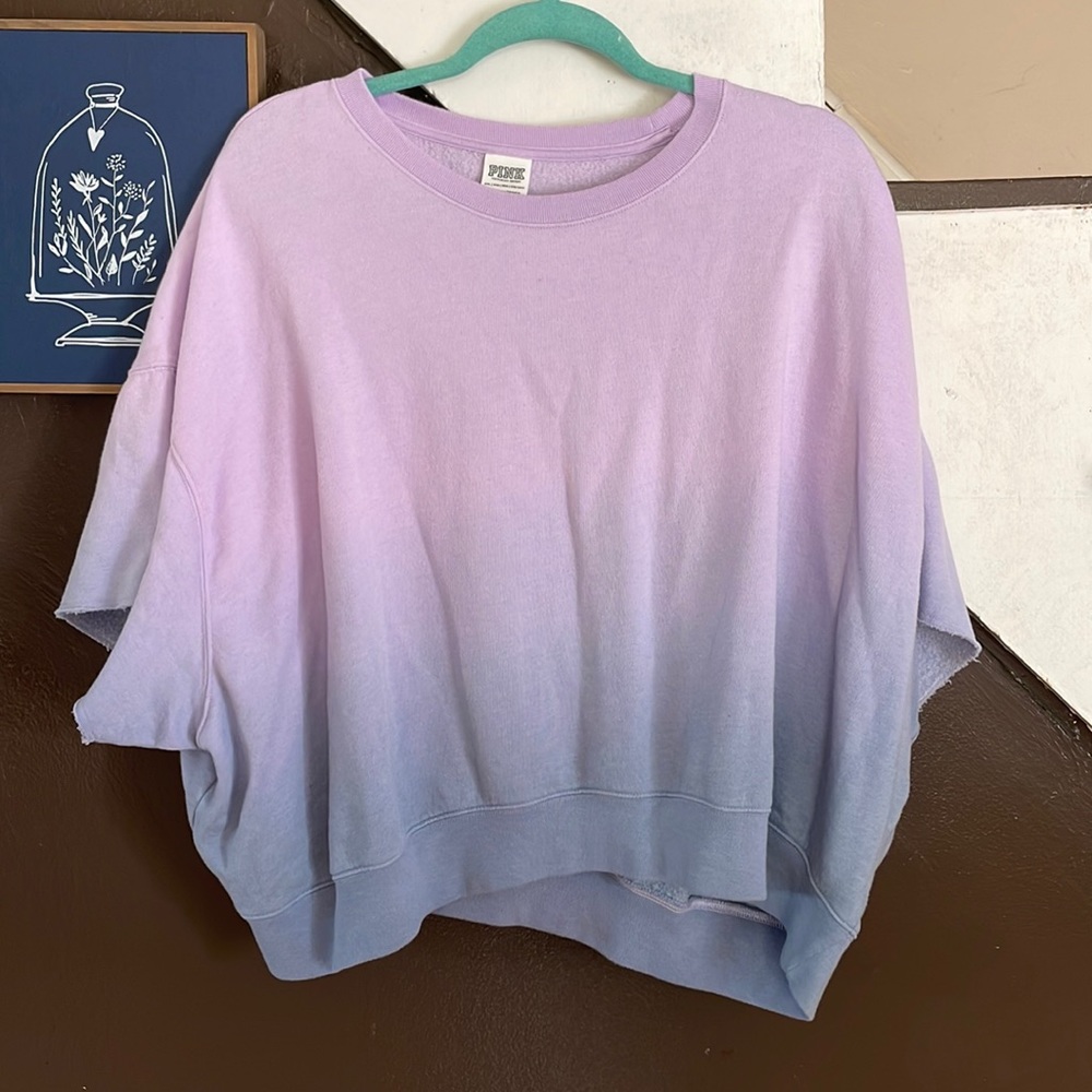 Pink Victoria’s Secret Cropped Sweater